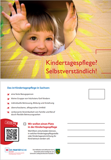 Postkarte Kindertagespflege?Selbstverständlich!
